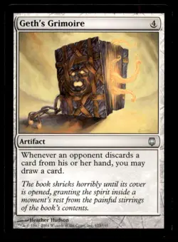 MTG Geth's Grimoire LP Light Play Darksteel [1398] - Image 1