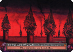 Sorcery Smokestacks of Gnaak Unique Site Non-Foil Beta - Image 1