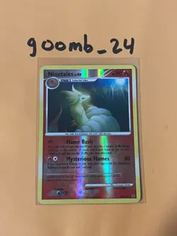 Pokemon 36/127 Ninetales Platinum Reverse Holo Rare -LP - Image 1