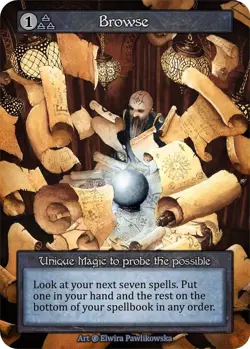 Sorcery Browse Unique Non-Foil Beta - Image 1