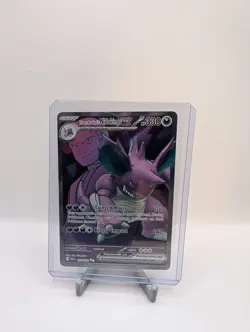 Pokemon TCG Team Rocket's Nidoking EX - Destined Rivals 216/182 Ultra Rare - Image 1