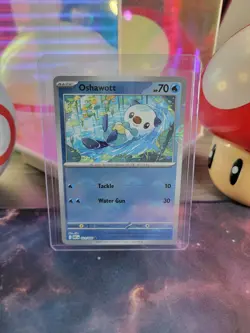 Oshawott 21/86 Pokemon TCG S&V White Flare Pokeball Holo Common NM - Image 1