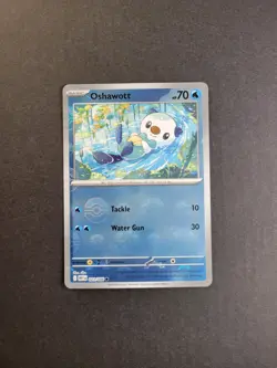 Oshawott 21/86 Pokemon TCG S&V White Flare Pokeball Holo Common NM - Image 2