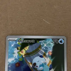 POKEMON - OSHAWOTT - 105/086 - ILLUSTRATION RARE - S&V WHITE FLARE - BRAND NEW - Image 3