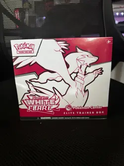 Pokemon Center Exclusive White Flare ETB Elite Trainer Box TCG New Sealed - Image 1