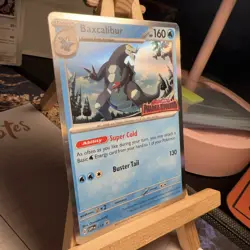 Baxcalibur 019 STAMPED Paldea Evolved Black Star Promo Holo Pokemon TCG MINT - Image 2