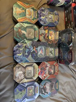 Pokemon TCG Sealed Lot, Large Lot Of Unopened Of Various Tins - Image 5