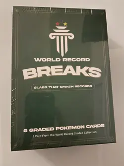 World Record Guinness Pokemon Breaks Box 5 Slabs Including 1 of 1 Guinness Slab - Image 3