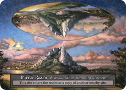 Sorcery Mirror Realm Unique Site Non-Foil Beta - Image 1