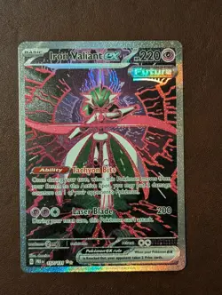 2025 POKEMON IRON VALIANT EX 157/131 PRISMATIC EVOLUTIONS SIR - NM - Image 1