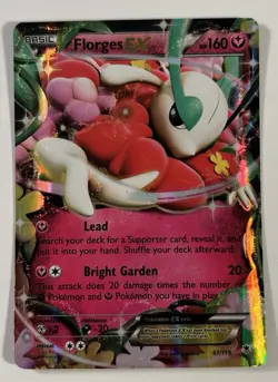 Pokemon TCG Florges-EX Phantom Forces 67/119 Holo Holo Rare EX LP - Image 1