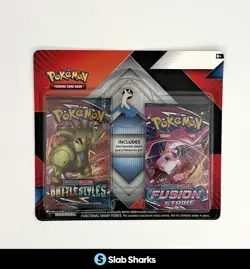 POKEMON TCG SWORD & SHIELD BATTLE STYLES FUSIONS STRIKE PACKS LUGIA PIN SEALED - Image 1