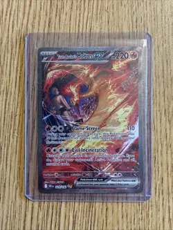 Pokemon TCG Team Rockets Moltres EX Destined Rivals Card 229/182 M/NM Fresh Pull - Image 1