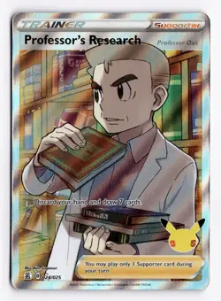 Professor's Research 024/025 Full Art - Pokemon Card Celebrations - Near Mint - Image 1