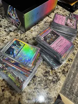 Pokemon TCG Holos master ball pokeball Card Lot 200+ Cards from new sets - Image 1