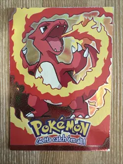 Charmeleon Pokemon Topps Movie Stage 2 Pokemon Cards E5 of 12 Black Holo Foil HP - Image 1