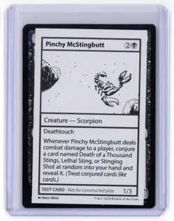 MtG MB2 Pinchy McStingbutt Play Test Card - Image 1