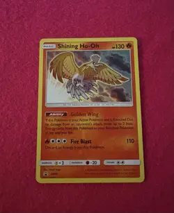 Shining Ho-Oh SM70 Pokemon Card Holo Rare Promo - Image 1