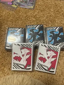 Black Bolt And White Flare Card Sleeves 5 Total - Image 1