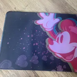Neon Mickey Mouse Rubber Playmat Play Mat For Tcg Trading Card Disney Lorcana - Image 3