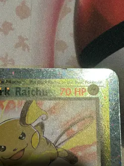 Pokemon Dark Raichu Box Topper S3/S4 Jumbo Card Reverse Holo NM - Image 4