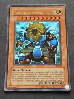 Andro Sphinx Ultra Rare EP1-EN002 Yu-Gi-Oh Trading Card - Image 1