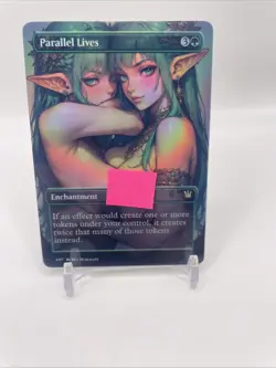 Parallel Lives Waifu FOIL PLAYTEST Card For EDH and COMMANDER MTG ENCHANTMENT - Image 1