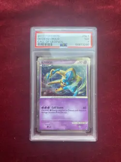 Deoxys SL1 Call of Legends Holo Shiny Secret Vintage Pokemon TCG Card PSA 7 NM - Image 1