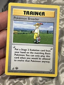 Pokemon TCG Base Set Shadowless - First Edition 11 Card Lot - Image 2