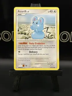 Azurill 69/130 Diamond & Pearl Regular Common Pokemon Card TCG non-holo LP - Image 2