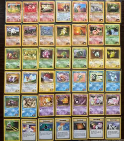 Pokemon Gym Heroes COMPLETE SET Common Vintage WOTC 42 Card Lot MP-NM - Image 1