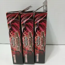 3x Yu-Gi-Oh Cards - Structure Deck - THE CRIMSON KING - New Factory Sealed - Image 4