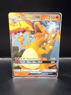 Pokemon Card Charizard GX 9/68 Hidden Fates - Near Mint - Image 1