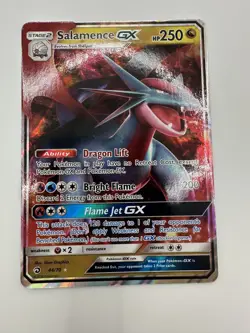 Salamence GX 44/70 - Dragon Majesty - Ultra Rare Pokemon Card - Near Mint (NM) - Image 1