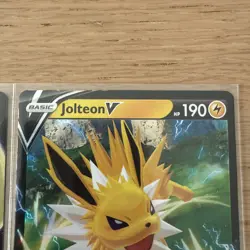 Eevee evolutions Trio V SWSH149/SWSH150/SWSH151 Sword & Shield Promo Cards Holo - Image 5
