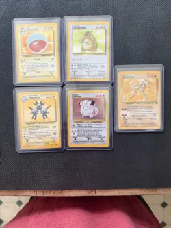 Holo TCG Pokemon Card Lot (9) Base, Fossil, Jungle - Image 2