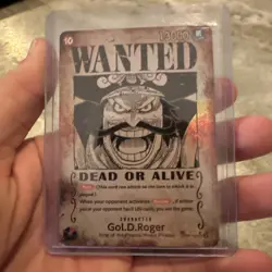 Gol D Roger OP09-118 SEC SP ENGLISH ONE PIECE Card Wanted Carrying on His Will - Image 1
