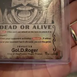 Gol D Roger OP09-118 SEC SP ENGLISH ONE PIECE Card Wanted Carrying on His Will - Image 4