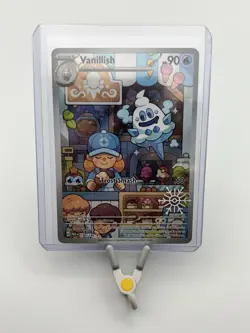 Vanillish 190/182 Pokemon TCG Holiday Calendar 2025 Festive Stamp Promo Card - Image 1