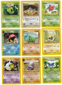 Pokemon Neo Discovery COMPLETE SET Common Vintage WOTC 20 Card Lot MP-NM - Image 2