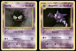 Pokemon Card Gastly 47/108 Haunter 48/108 XY Evolutions Set NM/MINT - Image 1