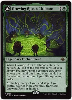 MTG Lost Caverns of Ixalan Growing Rites of Itlimoc/Cradle of the Sun (Rare) - Image 1
