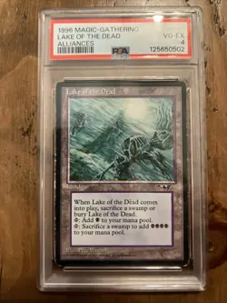 Magic the Gathering Lake of the Dead Alliances EX Card Excellent Condition - Image 2