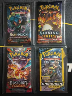 Pokemon Go Sun & Moon Burning Shadows UnBroken Bonds Shining Fates Pack Card Lot - Image 2