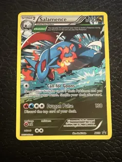 Pokemon Salamence XY59 Black Star Promo Card Cosmo Holo - Image 1