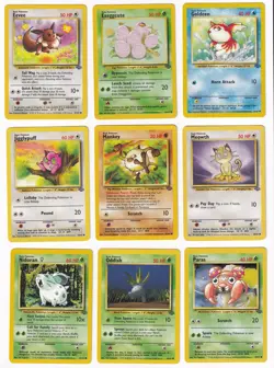 Pokemon Jungle COMPLETE SET Uncommon/Common Vintage WOTC 32 Card Lot MP-NM - Image 4