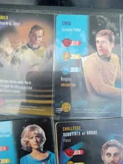 Large Lot Star Trek Black Border CCG 600+ Cards Plus 110+ Original TV Series - Image 1