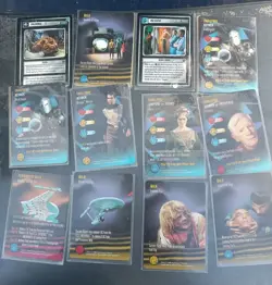Large Lot Star Trek Black Border CCG 600+ Cards Plus 110+ Original TV Series - Image 4