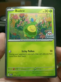 BUDEW ASIA POKEMON PREMIER BALL LEAGUE limited edition promo card - Image 1