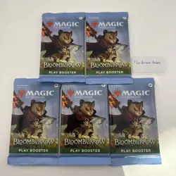 5x Magic The Gathering Bloomburrow Play Booster Packs - Box Fresh Free Shipping - Image 1
